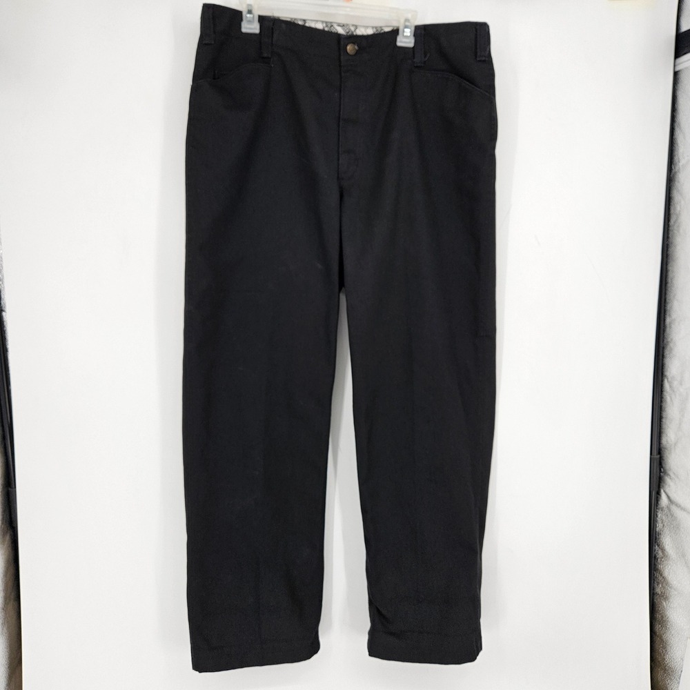 Ben Davis Pants Mens 40 Original 694 Workwear Outdoors Black Baggy Casual